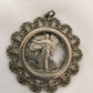 Vintage Coin Pendant of Lady Liberty 1943