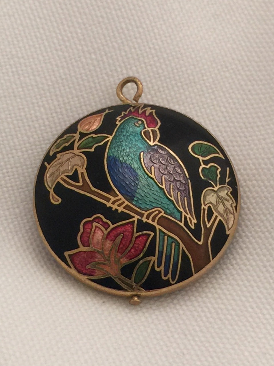 Vintage shops cloisonne pendant