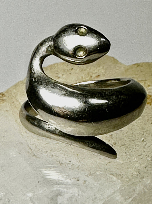 Snake ring adjustable band size 6 women girls