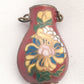 Vase w Flowers Cloisonne Pendant or Charm Double Sided