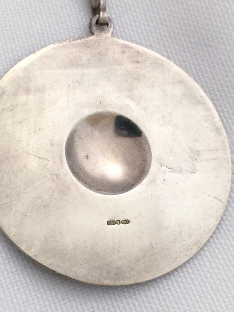 Double Snakes Pendant Sterling Silver Vintage Mexico