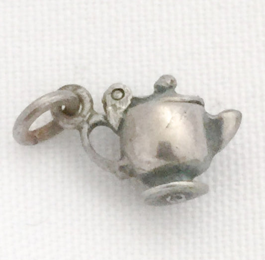 Tea Kettle Pot Charm Vintage