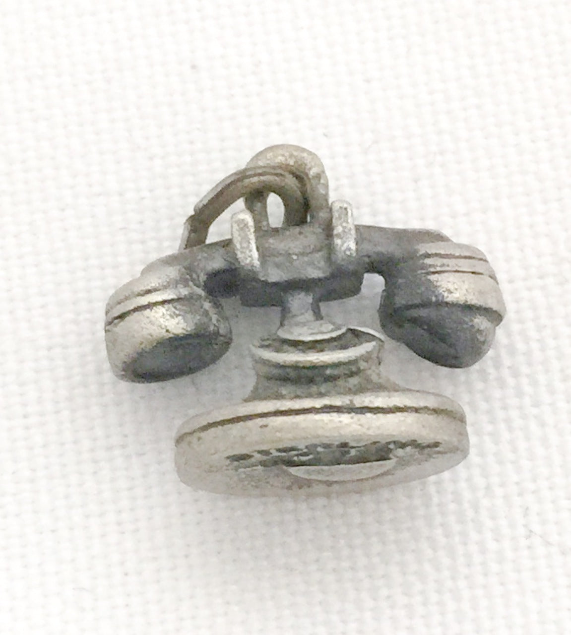 Telephone Charm Rotary Sterling Silver Vintage