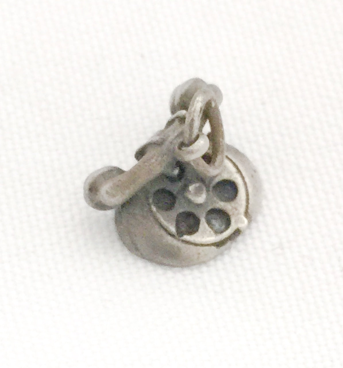 Telephone Charm Rotary Sterling Silver Small Vintage