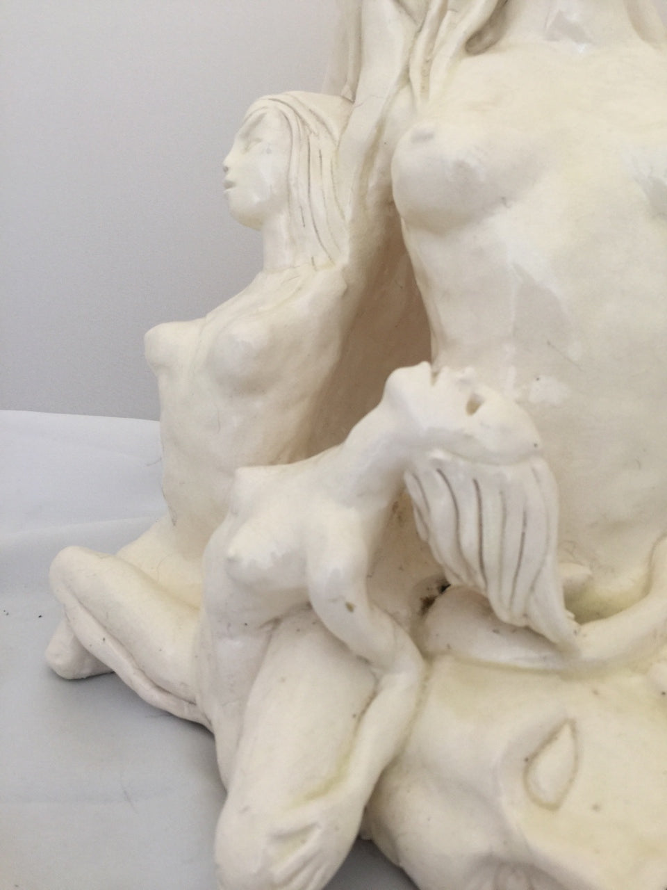 Porcelain Figurative Sculpture "Cycles"