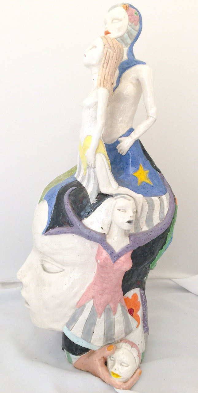 Porcelain Figurative Sculpture " Dreaming"