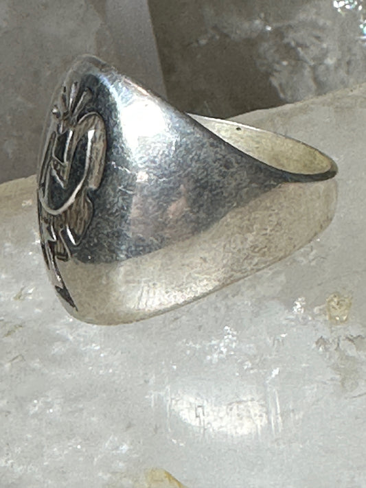 Kokopelli ring size 9.50 sterling silver women men