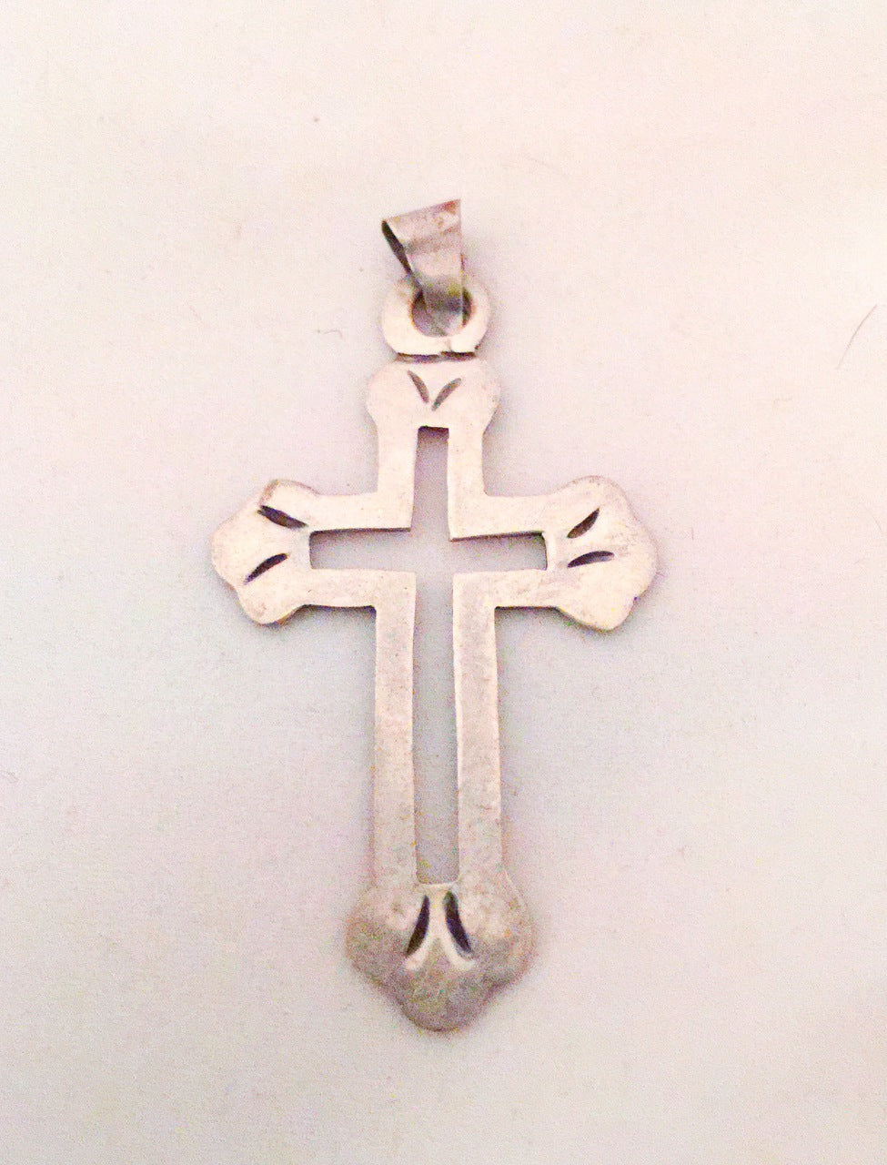 Cross Gothic Vintage Sterling Silver Openwork