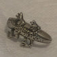 Vintage Sterling Silver Lizard  Salamander Ring Size 8.75   2.4g