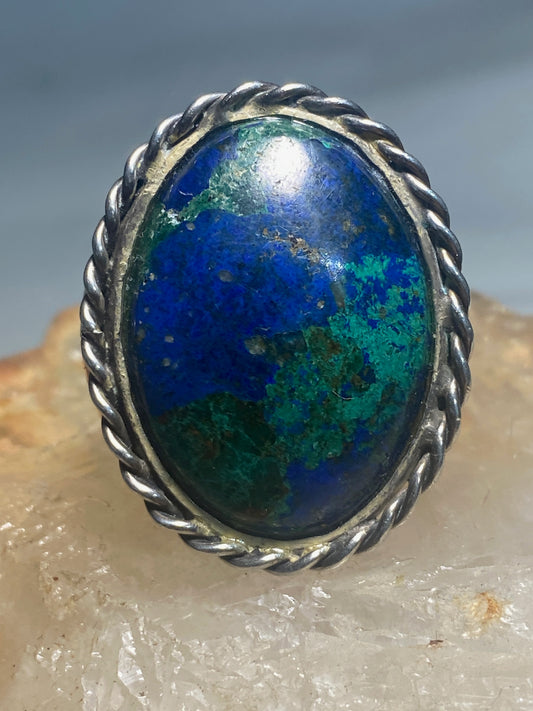Azurite? ring Kabana southwest sterling silver women men