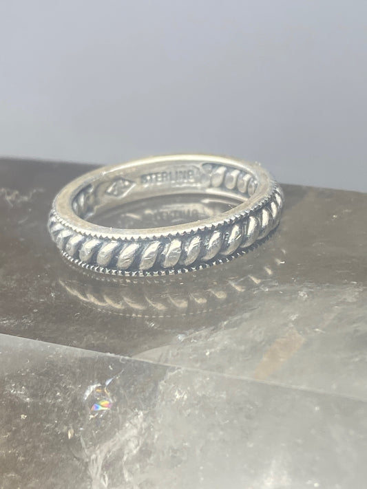 Judith Jack ring stacker twisted rope band sterling silver women girls
