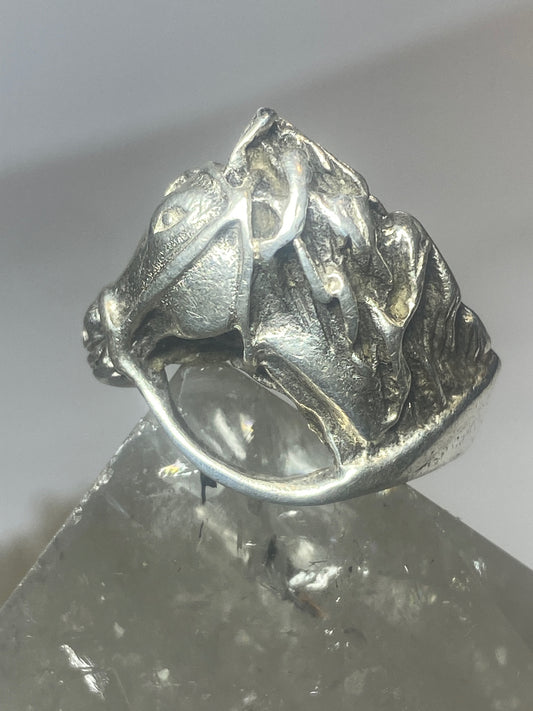 Horse ring southwest band cowgirl western sterling silver women girls