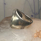 Man in Maze ring Hopi band size 9.75 sterling silver women men