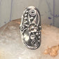 Navajo ring squash blossom saddle band size 6.75 sterling silver women