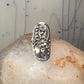 Navajo ring squash blossom saddle band size 6.75 sterling silver women