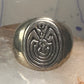 Man in Maze ring Hopi band size 9.75 sterling silver women men