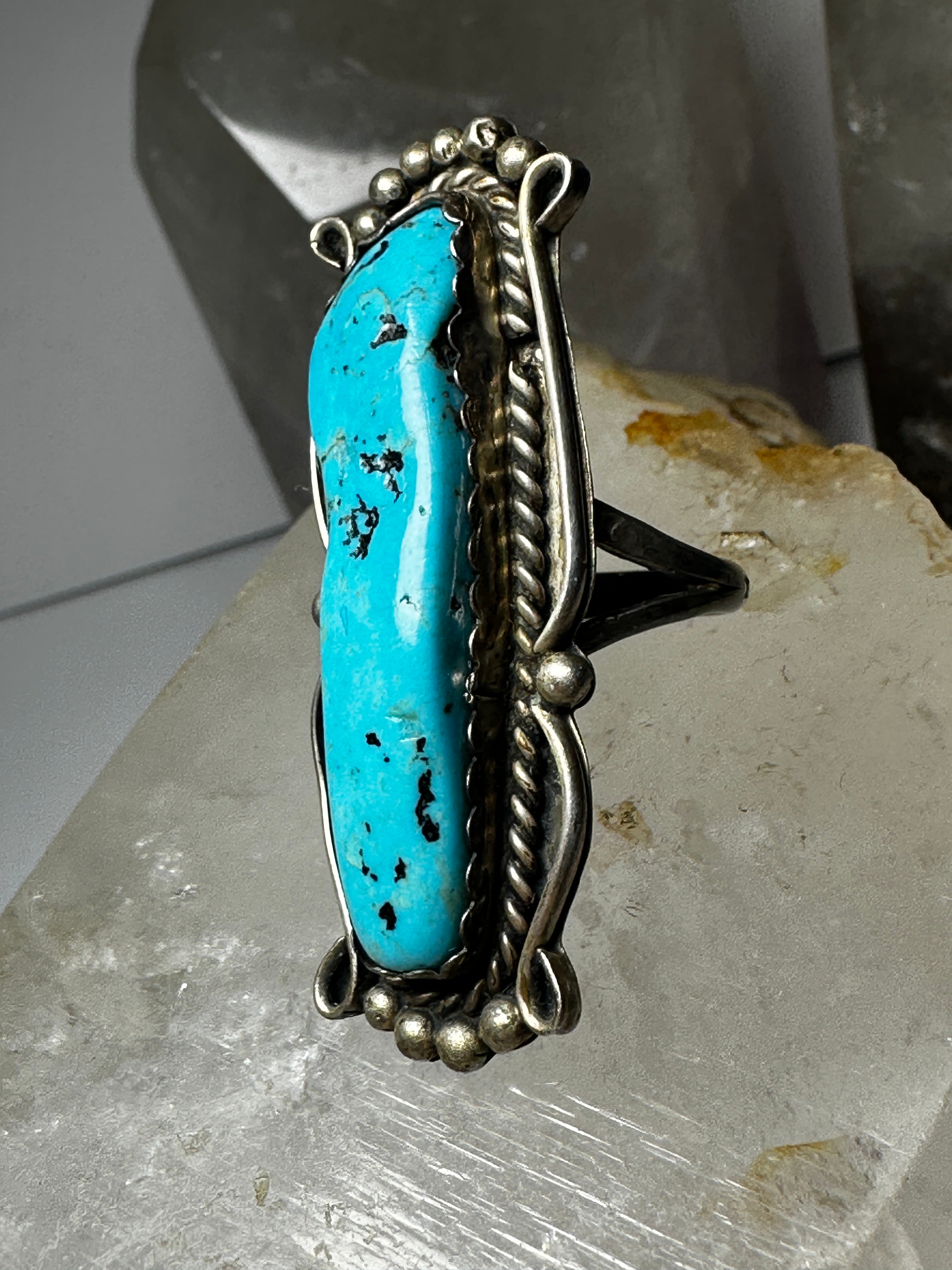 Women's sterling silver sales turquoise rings