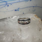 Black Hills Gold ring leaves wedding band size 6.75 sterling silver women men