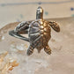 Sea Turtle ring Kabana band vintage turquoise sterling silver size 5.75 women