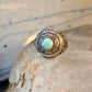 Poison ring turquoise boho vintage sterling silver size 9.25 women