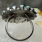 Zuni ring turquoise flower size 4.25 sterling silver women