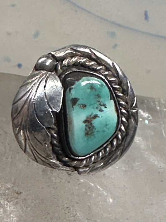 Navajo ring Turquoise size 3.25 pinky sterling silver women girls