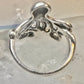 Octopus ring kabana ocean beach sterling silver size 7.75 women