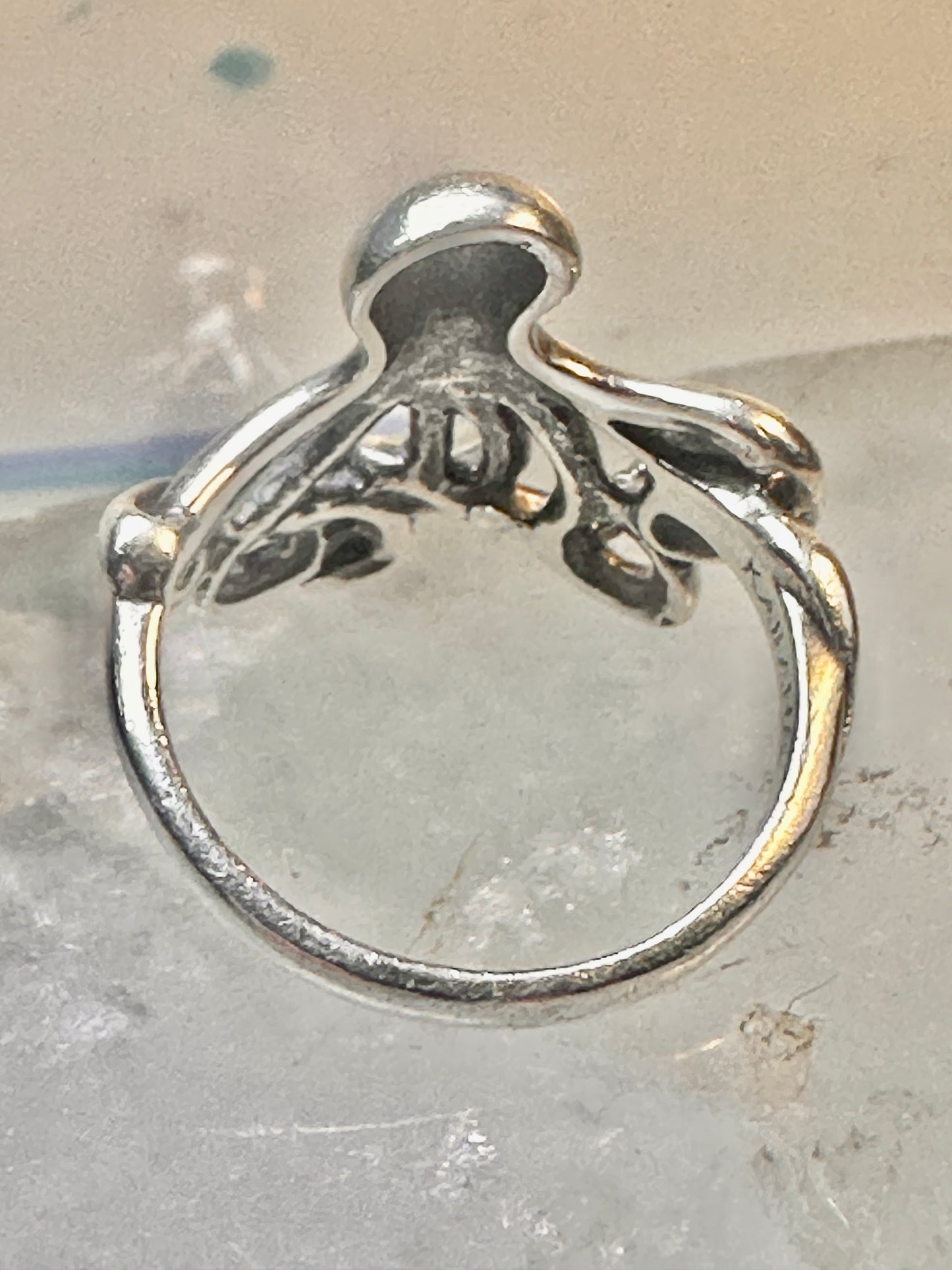 Octopus ring kabana ocean beach sterling silver size 7.75 women