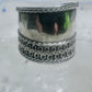 Cigar band Wide Ring band size 5 sterling silver women girls