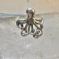Octopus ring kabana ocean beach sterling silver size 7.75 women