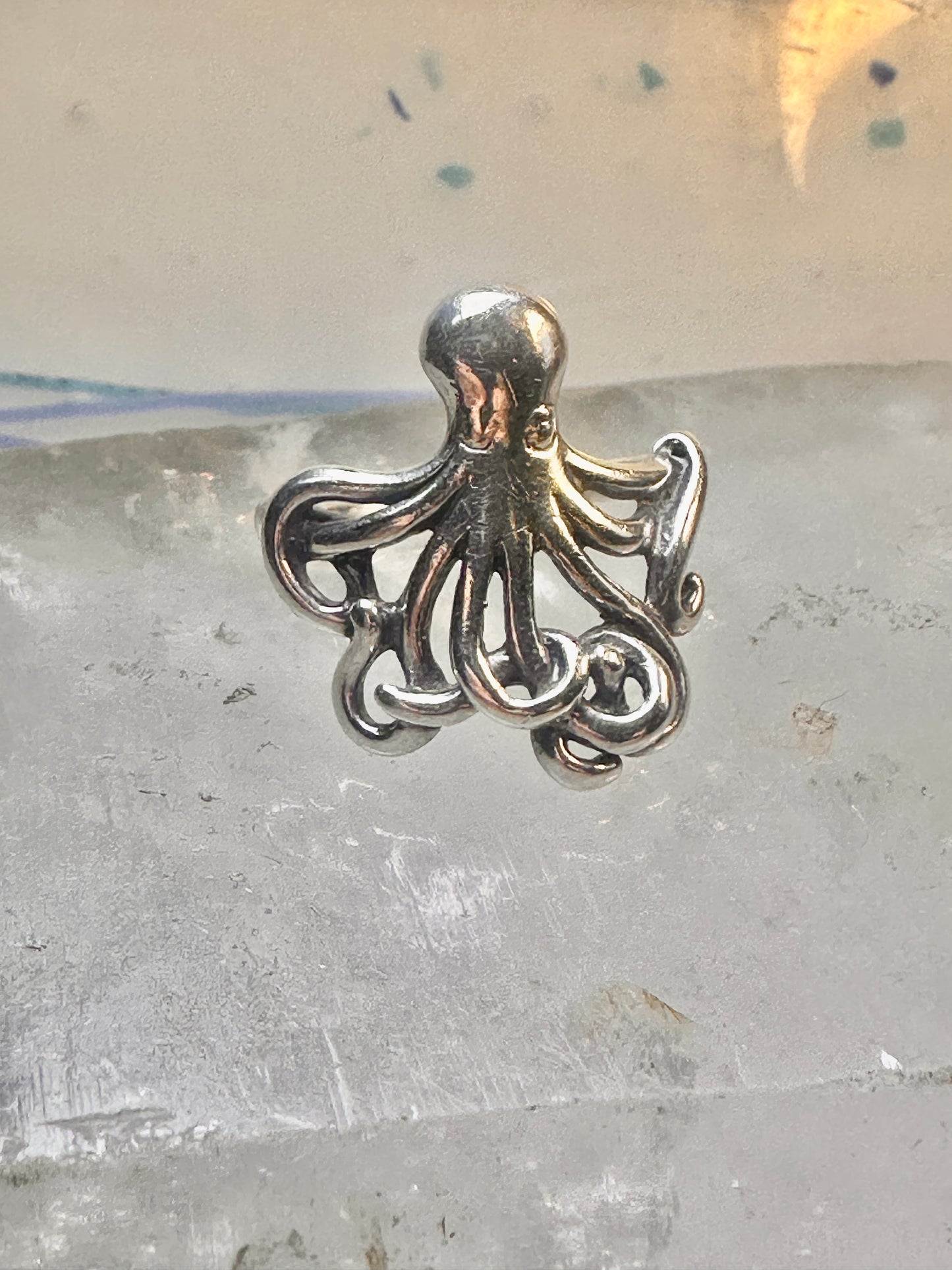 Octopus ring kabana ocean beach sterling silver size 7.75 women