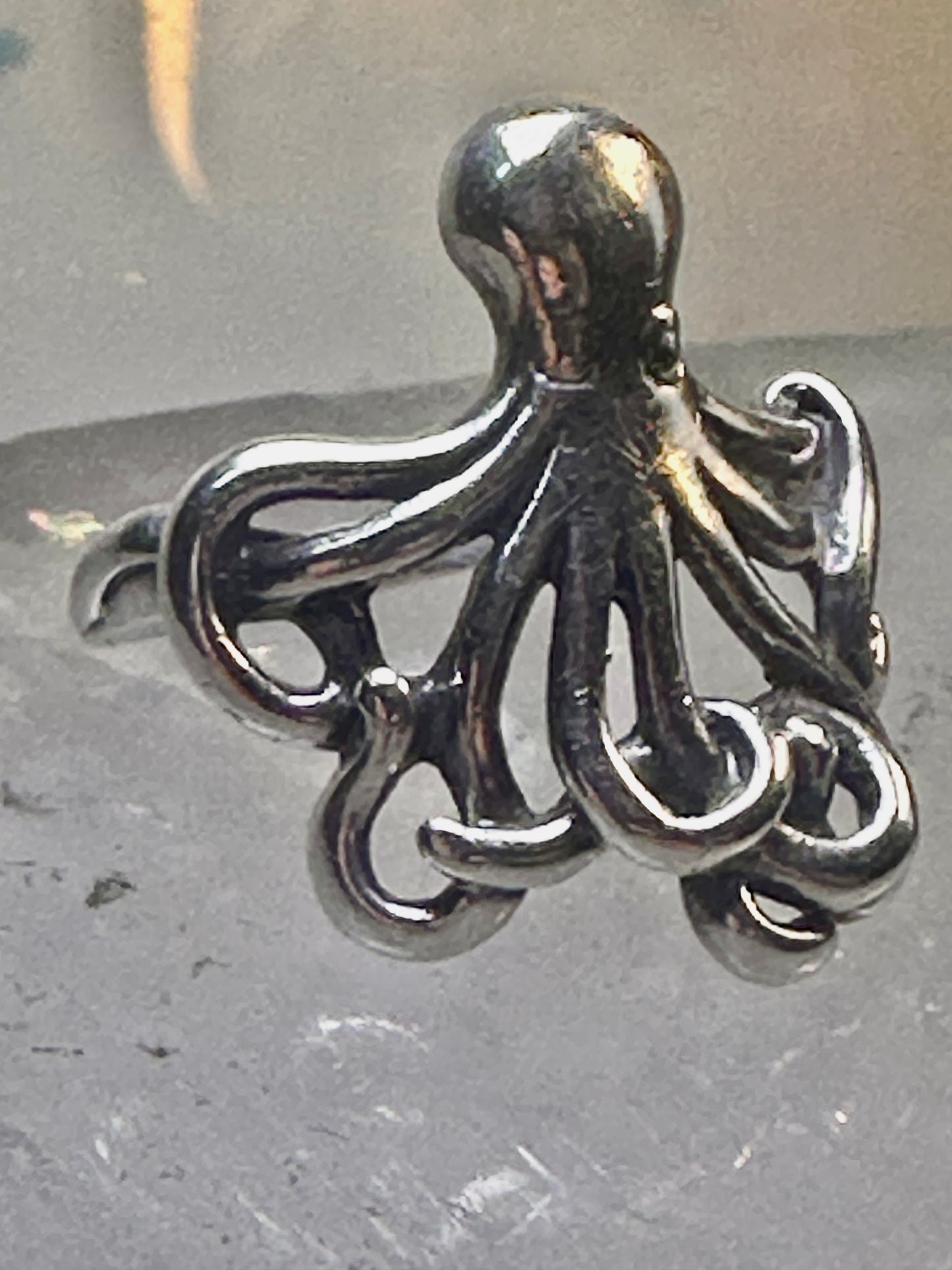 Octopus ring kabana ocean beach sterling silver size 7.75 women