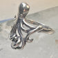 Octopus ring kabana ocean beach sterling silver size 7.75 women