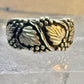 Black Hills Gold ring wedding band leaves sterling silver size 7.50 women men