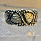 Black Hills Gold ring wedding band leaves sterling silver size 7.50 women men