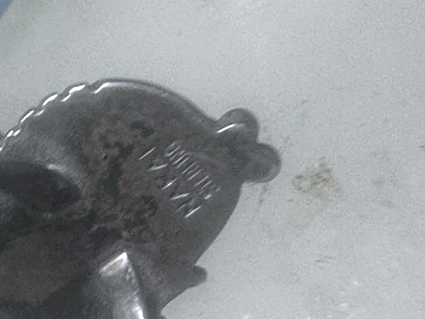 Navajo ring onyx Nakai feather leaves size 5 sterling silver women girls