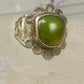 Navajo Ring Green Turquoise pinky band size 3 sterling silver women girls