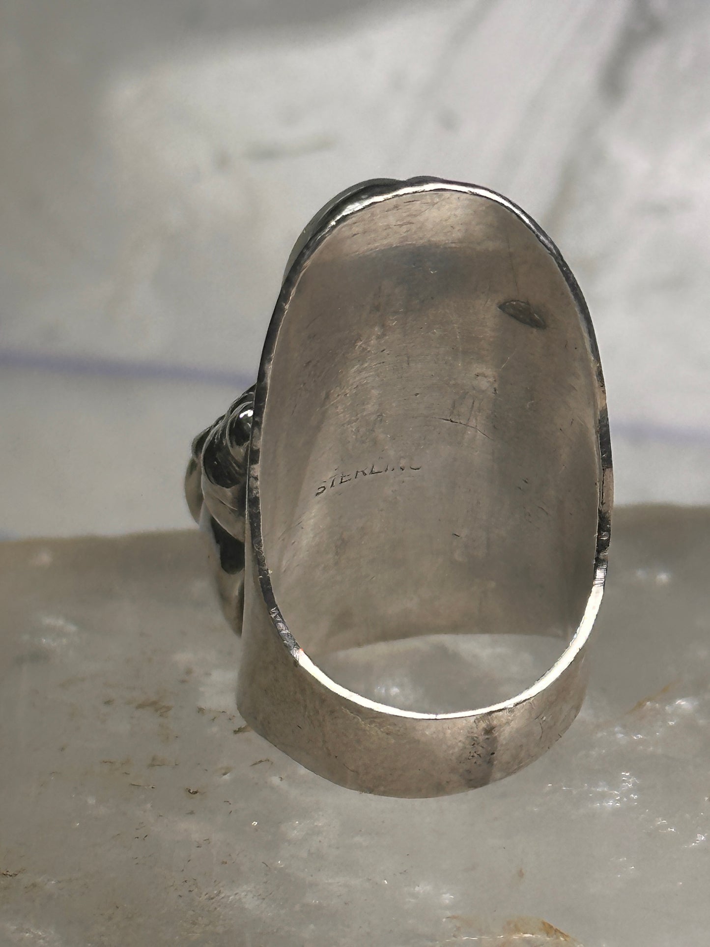 Storyteller ring sterling silver size 4 women