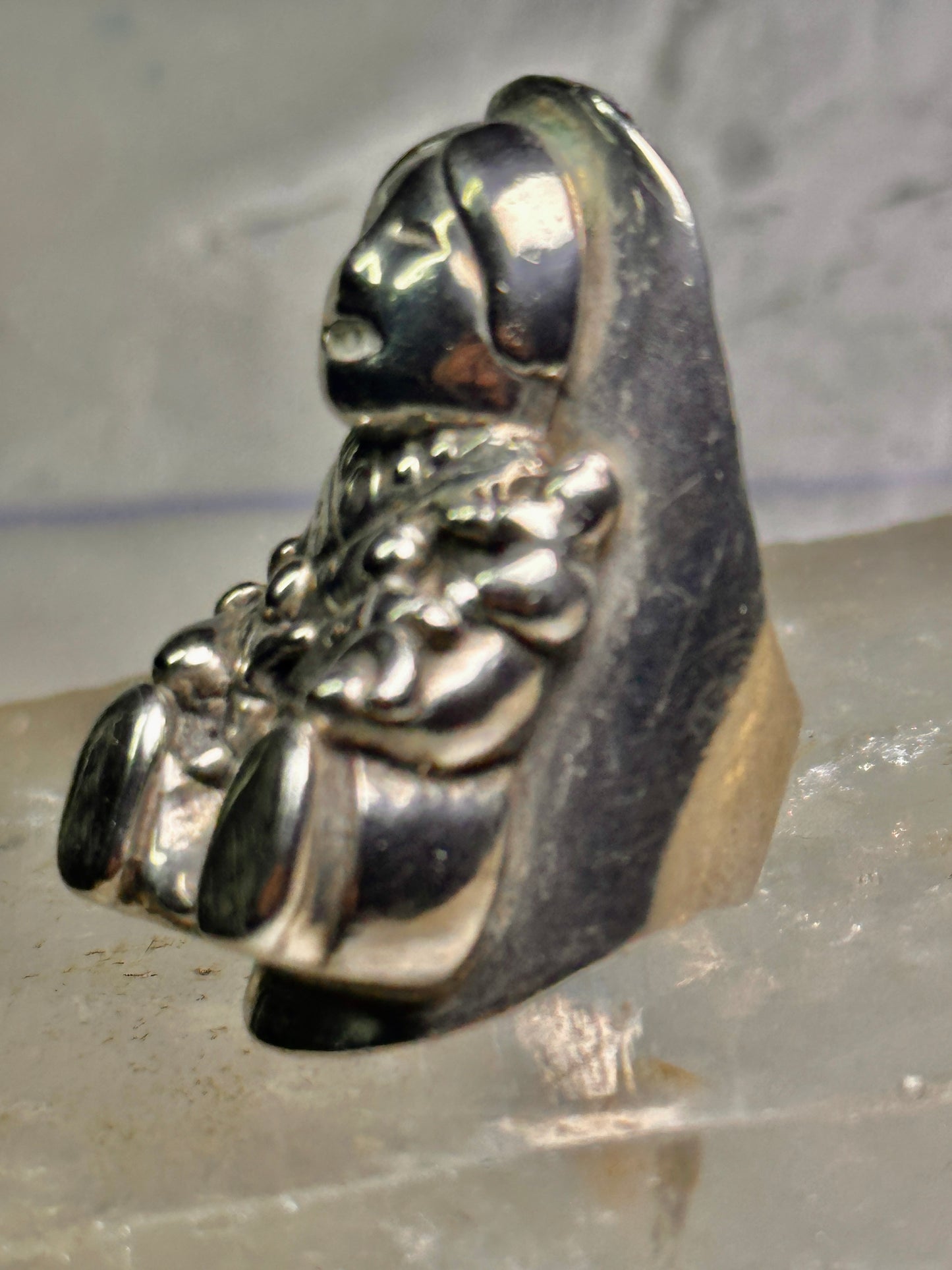 Storyteller ring sterling silver size 4 women