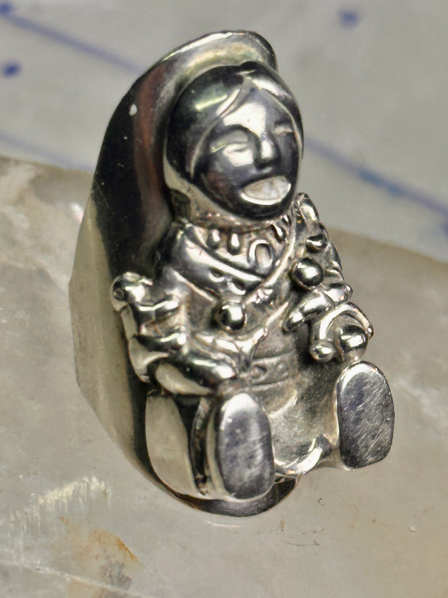 Storyteller ring sterling silver size 4 women