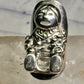 Storyteller ring sterling silver size 4 women