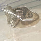 Bear Ring Bears band size 9.50 southwest sterling silver women girls