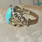 Black Hills Gold ring size 8 turquoise leaves band sterling silver 12K women