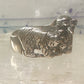 Bear Ring Bears band size 9.50 southwest sterling silver women girls