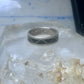 Zuni ring wedding  sterling silver band onyx size 9 men women