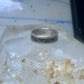 Zuni ring wedding band  sterling silver turquoise coral chips size 9.50 men women