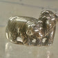 Bear Ring Bears band size 9.50 southwest sterling silver women girls