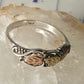 Black Hills Gold ring size 11.75 leaves wedding band sterling silver Gold Diggers women men