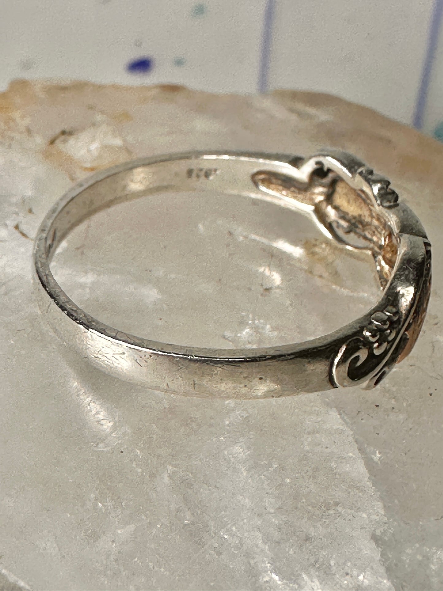 Black Hills Gold ring size 11.75 leaves wedding band sterling silver Gold Diggers women men