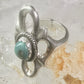 Navajo Sand Cast Ring Turquoise size 7.50 southwest sterling silver women girls